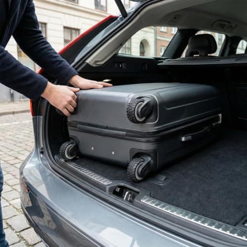 KIMHOME 4Pcs Luggage Wheel Protectors, Trimable Silicone Silent Covers for Suitcase Repair — view 4