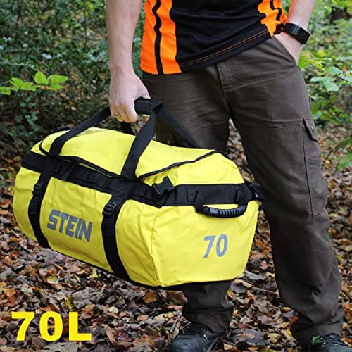 Heavy Duty Kit Bag 70L Orange – PVC Tarpaulin Water-Repellent Holdall for Professional Work & Travel – STEIN Metro — view 5