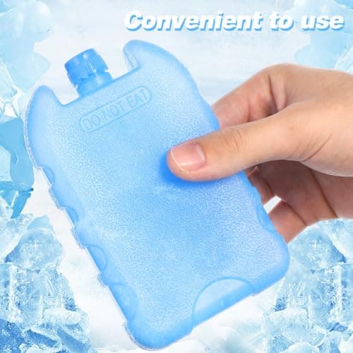 Healvian 4 Pack Ice Packs for Coolers, Freezer Blocks for Lunch Bags — view 3