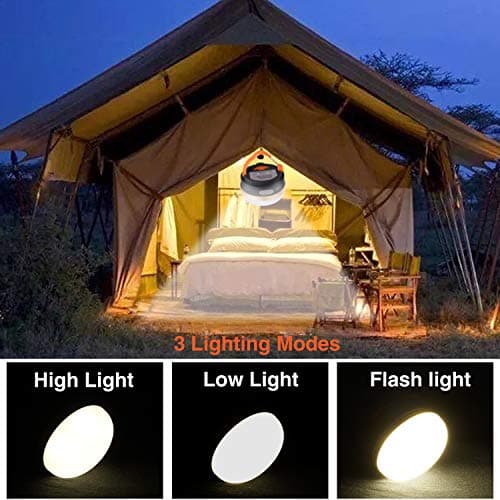 Yizhet Camping Lights, 2 Pcs Camping Lantern & Power Bank USB Rechargeable — view 4