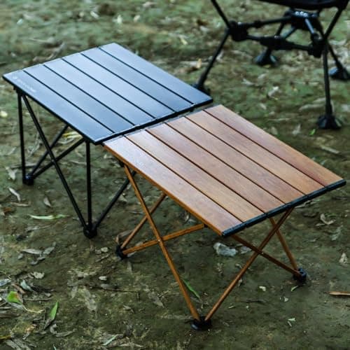 ROCK CLOUD Aluminum Ultralight Folding Camp Table for Camping, Hiking, Backpacking, Picnic, Beach, Indoor Use — view 2