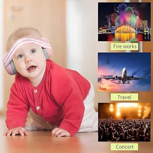 Baby Ear Defenders for 0-36 Months, Soft Adjustable with Noise‑Reduction — view 6