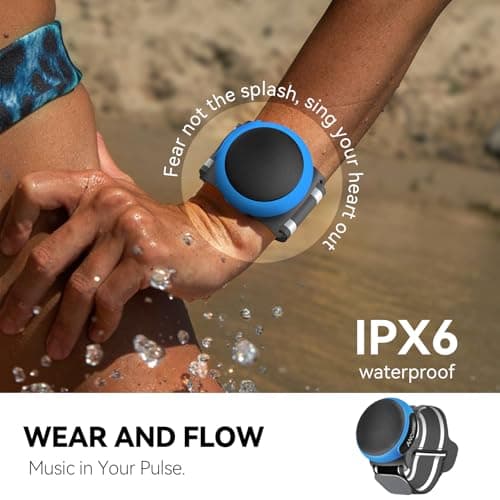 ANCwear Wearable Bluetooth Speaker with Clip, 3-Way Portable Mini Speaker — view 3