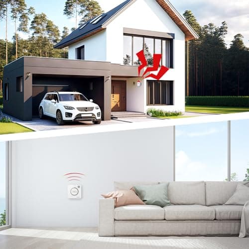 ALIBELL Panic Alarm System Remote Siren Kit (Battery & Plug-in Power Use) — view 2