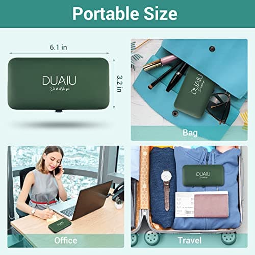 Nail Clippers Manicure Set DUAIU 12PCs Professional Nail Clipper Set Stainless Steel Pedicure Kit for Men Women Nail Care Tools Grooming Kit with Travel Case — view 5