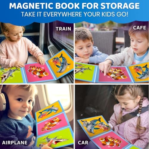 Magnetic Puzzles for 3 4 5 Year Olds - Travel Puzzles for Kids — view 5