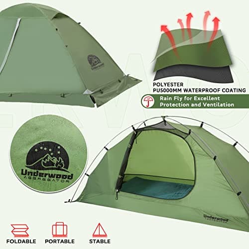 1 Man 4 Season Dome Camping Tent, Waterproof Lightweight Backpacking Tent — view 4