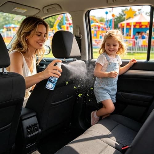 Interior Cooling Spray for Car,100ml Refreshing Long-Lasting - Car Smell Remover Cooler Spray - for Summer Long Driving Commuting Travel Road Trip Leather Seat Dashboard — view 2