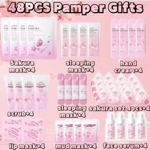 48PCS Pamper Gifts for Women - Face Masks Skincare Set - Girls Gifts Box — view 2