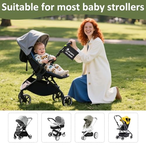 YooGoal Stroller Travel Bag for Airplane, Waterproof Pushchair Cover with Shoulder Strap, Large Pram Gate Check Bag for Airplane Infant Buggy Stroller Storage (Pack of 2) — view 3