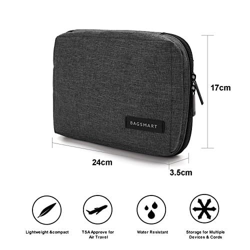 bagsmart Electronics Accessories Organiser Bag, Travel Cable Organiser Bag — view 2
