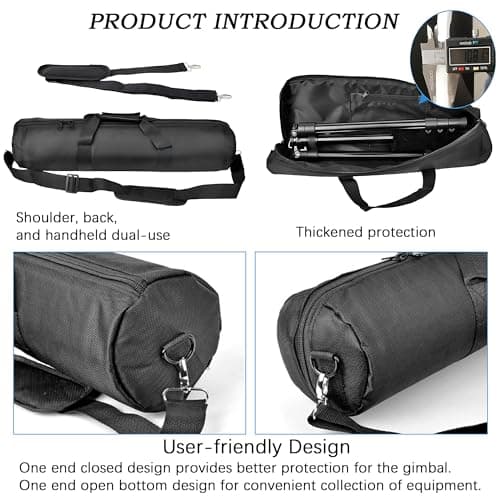 WSNDM Tripod Carry Case Bag, Padded Tripod Case Bag, with Strap for Light Stand, Photography Studio Flash, Monopod Umbrella Boom Stand 80 Cm, Oxford Fabric — view 3