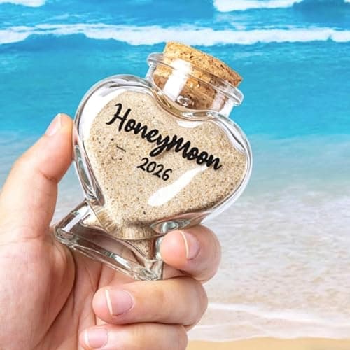 2026 Honeymoon Sand Keepsakes Jar with Heart Shape — view 5