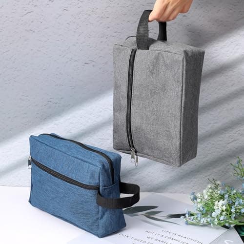 Pafeooui 8 Pack Travel Toiletry Bag, Water Resistant Portable Makeup Cosmetic Organizer Pouch Shaving Bag With Large Capacity For Men Women, 4 Colors — view 5
