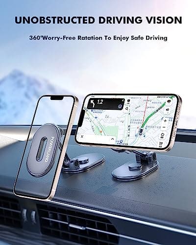 powerland Car Phone Magnet Holder【Foldable Phone Holder Magnetic】 — view 3