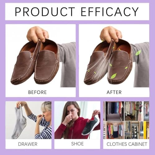 6PCS Shoe Deodorizer Balls, Shoe Odor Eliminator, Shoes Freshener & Deodoriser, Long-Lasting Shoes Smell Remover for Men & Women, Active Football Boot Deodoriser Balls for Stop Football Boots Smelling — view 2