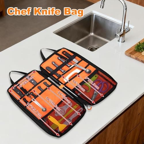 Damero 600D Oxford Knife Bag with 9 Slots(Up to 18'') — view 4