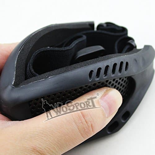 OAREA Tactical Ski Goggles sunglass Outdoor Protective With Metal Steel Mesh for CS War Game Airsoft Paintball Safety Eyewear — view 2