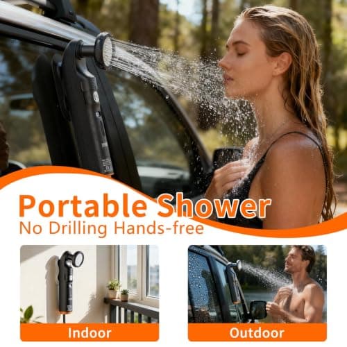 JUTIMER Portable Bidet for Travel, 2 Interchangeable Nozzles, 2 Modes. — view 3