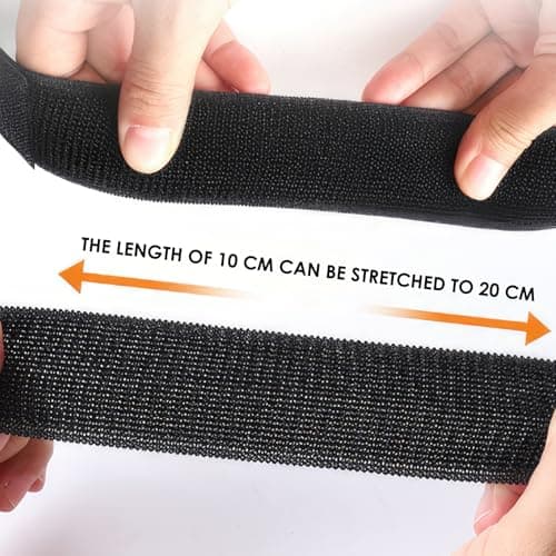 2-Pack Adjustable Elastic Tie Down Straps Quick Release Buckles — view 4