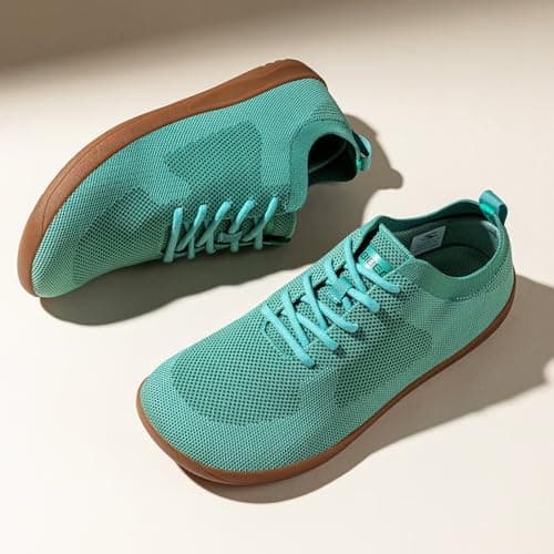 HOBIBEAR Women Barefoot Shoes Men Wide Toe Box Trail Running Mesh Trainers Breathable Comfortable Zero Drop Sole Minimalist for Outdoor Casual Daily Gym Travel Training Walking Green 6.5 — view 5