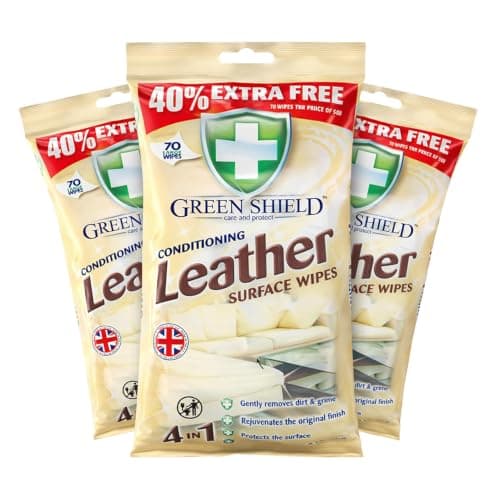 ZOPPER Leather Surface Cleaning Wipes, Pack of 3, 70 Wipes
