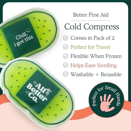 Complete Wellness First Aid Bundle – Everything Spray, Organic Bamboo Bandages (25ct), & 2 Reusable Soft Gel Ice Packs – Natural Skincare & First Aid Essentials for Home & Travel — view 3