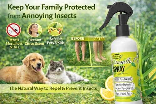 Natural Citronella Spray- 500ml – Plant-Based Insect Repellent & Outdoor Freshener – Long-Lasting Protection for Home, Garden, Camping & Pets – Eco-Friendly, Non-Toxic Formula (500ml) — view 5