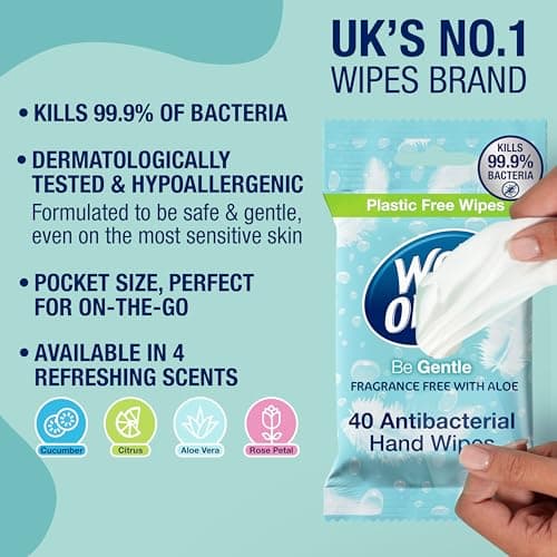 Wet Ones Be Gentle - Antibacterial Biodegradable Hand Wipes - 400 Wipes — view 2