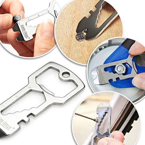 COM-FOUR® 2-piece Multi-Tool Set, Functional Tool Made of Stainless Steel — view 6