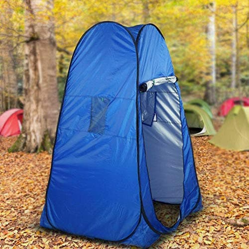 TRENDI Lightweight,Portable Instant Pop Up Tent Ideal For Camping Toilet, Shower, Privacy Space/Room For Camping Caravan Picnic Fishing and Festivals Holidays Beach Shower Changing Tent- Colour Varies