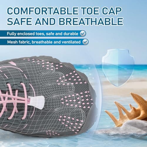 Water Shoes Beach Barefoot Shoes Womens Mens Quick Dry Aqua Swimming Pool — view 5