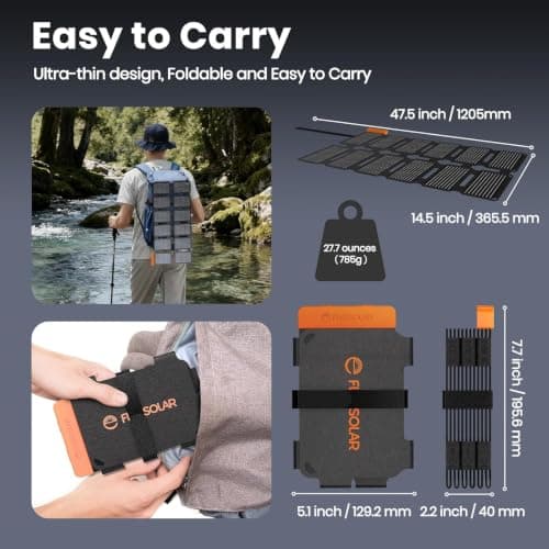 FlexSolar 36W Ultra-Portable Solar Panel Charger with Quick Charge — view 3
