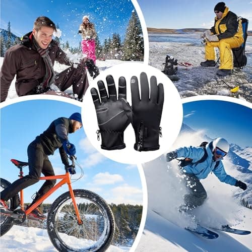 Heated Work Gloves,Touchscreen Cold Weather Hand Warmer - 3-Level Temperature Control Heated Ski Gloves - USB Plug-In for Outdoor Activities Hunting Commuting Camping Hiking Skiing Cycling — view 4