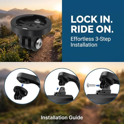 Quad Lock Bike Mount Adapter Universal Bracket for Sports & Mountain Bikes — view 3