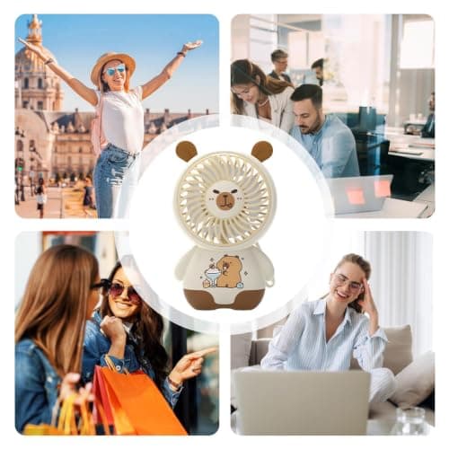 Travel Fan USB Rechargeable Cooling Device — view 4
