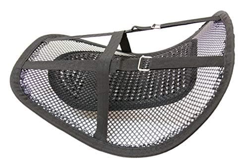 ABN Finest Lumbar Back Support Mesh Brace Cushion for Work Station, Travel, Dining or Gaming Table - Heavy Duty Material, Massage Beads for Pain Relief - Firm, Orthopedic Spine Rest - 5-Pack, Black — view 6