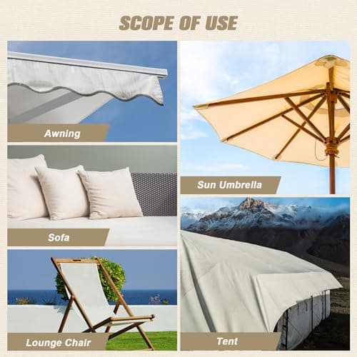 OAZ 2 Pieces 23x28 cm Canvas Repair Patches Fabric Patch Self-Adhesive Canvas Repair Tape Waterproof Outdoor Gear Repair Patch Kit for Boat Cover Tent Awning Sun Shade Sofa Lounge Chair Burgundy — view 5