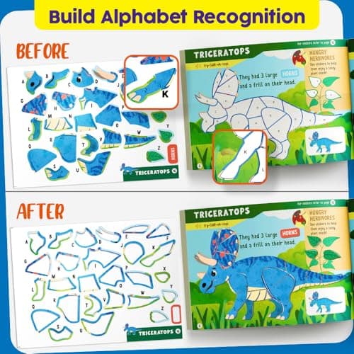 Funcils Paint by Sticker Book for Kids Age 4-8, 30 Colour Sticker by Number — view 5