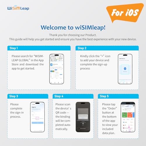 wiSIMLEAP Portable WiFi Hotspot for Travel 4G Mobile Hotspot MiFi Device with Europe 100GB Data — view 2