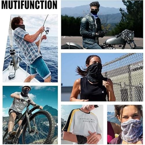 Personalised Winter Loop Scarf for men & women，Fleece Tube Scarf Neck Warmer Neckerchief Windproof Ski Mask Warmer for Outdoor Skiing Motorcycling Running Cycling — view 6
