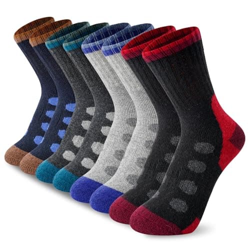 BONANGEL Kids Thermal Merino Wool Socks Thick Walking Cosy Socks Boys Girls