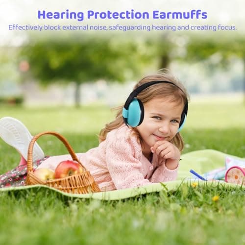 SWEWARM 12 Pcs Noise Cancelling Earmuffs for Little Ones, Hearing Protection Headphones, Adjustable Headband, Soft Sponge Cushions, Sleep Study Travel Use — view 2