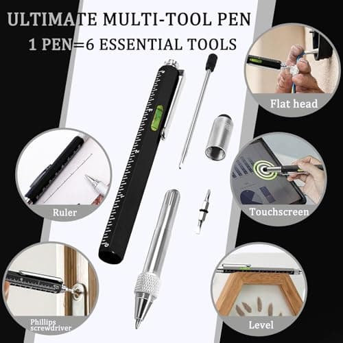 Joybble Gifts for Boys, Boys 18th Birthday Gifts, Unusual Gift Ideas for Him, 20oz Stainless Steel Travel Tumbler Gift Set for Men, Cool 6 in 1 Multitool Pen Gadgets Presents for Son Grandson — view 6