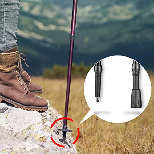 Walking Stick Rubber Tips,Walking Poles Rubber Tips Ferrules,2pcs(11mm) — view 4