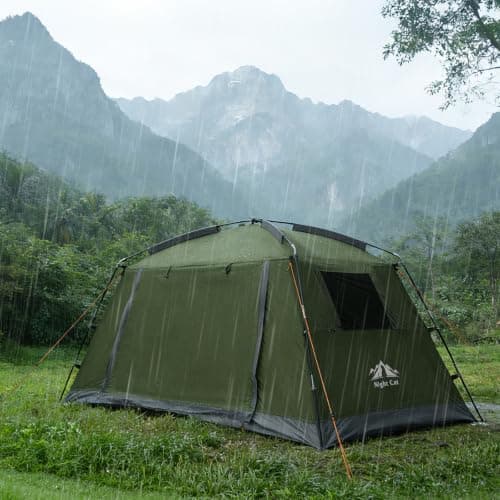 Night Cat 1 Man Camping Tent: Waterproof PU3000mm Tent 2.26kg for Hiking — view 2