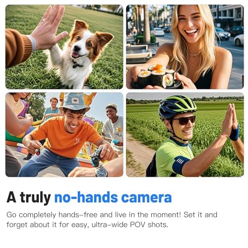 128GB FHD 1080P Mini Body Camera, Wearable Action Body Cam, Thumb Size Hands Free Recording Body Worn Camera, Premium Portable Camcorder Mount Anywhere for Security, Work, Guard, Travel (Black) — view 6