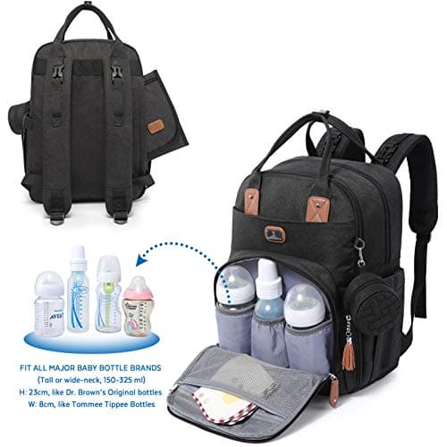 Dikaslon Baby Changing Bags Backpack, Large Baby Bag, 19 Pockets, Outdoors — view 4