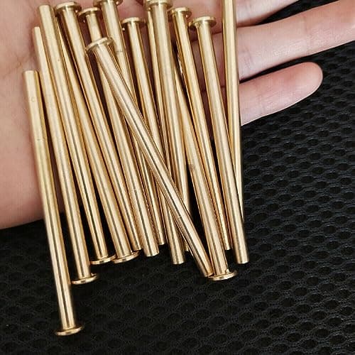 TEAMWILL 10PCS Brass Golf Tip Plug Weight Fit for .335 .350 .370 Graphite Wood Shaft 10g — view 2