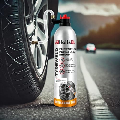 Holts Tyreweld Emergency Puncture Repair Tyre Sealant Kit for SUVs, 4x4s, LCVs & Vans, 600 ml — view 2